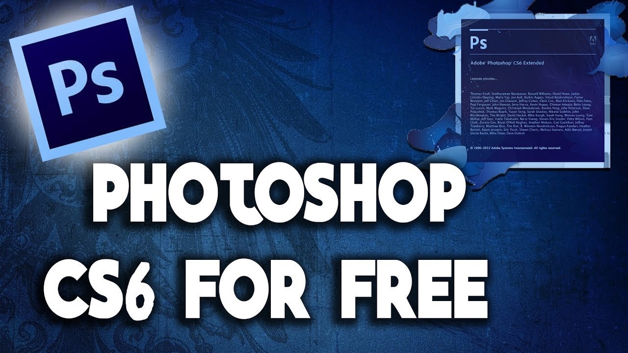 adobe photoshop cs6 free download