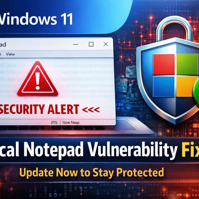 Microsoft fixes critical Notepad vulnerability